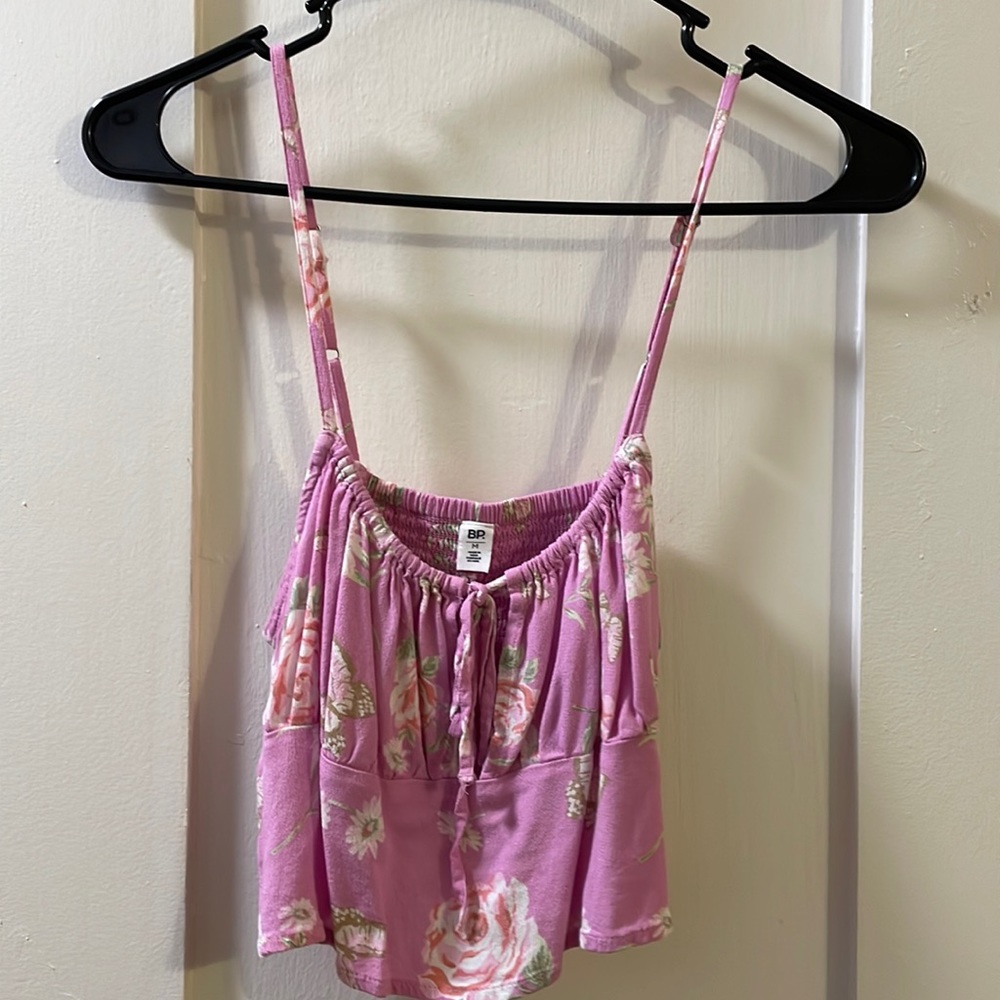Floral BP Tank Top